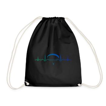 Paragliding Men's Paragliding Paragliding - Drawstring Bag - black - Front