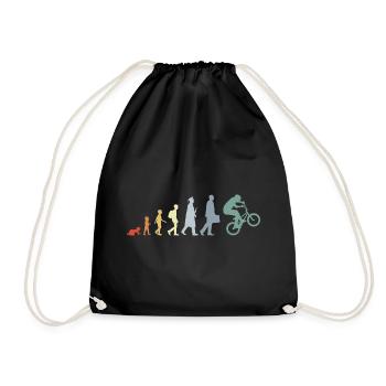 Évolution du BMX Vintage - Sac de sport léger - noir - Devant