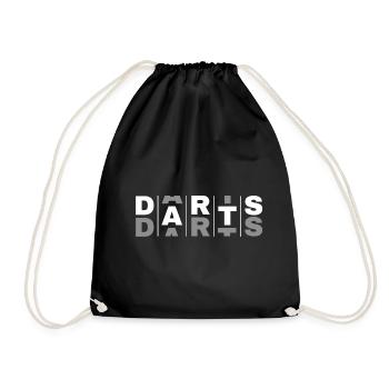 Fléchettes, fléchettes - Sac de sport léger - noir - Devant