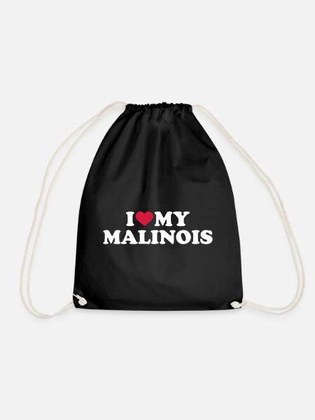 Malinois - Turnbeutel - Schwarz