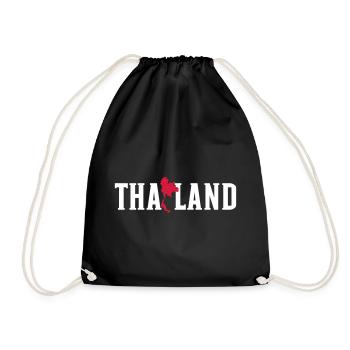 Thailand - Turnbeutel - Schwarz - Vorne