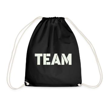 Team - Drawstring Bag - black - Front