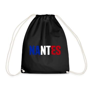 Nantes, France - Sac de sport léger - noir - Devant