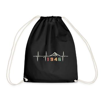 Citation Vintage 80 Ans Octogénaire Fête 1946 - Sac de sport léger - noir - Devant