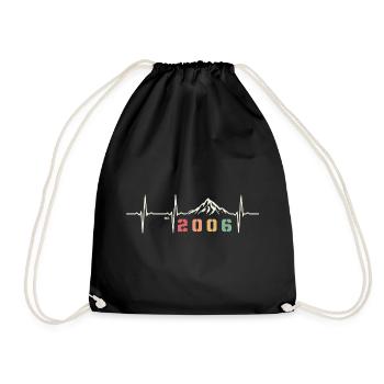 Citation Vintage 20 Ans Vingtaine Fête 2006 - Sac de sport léger - noir - Devant