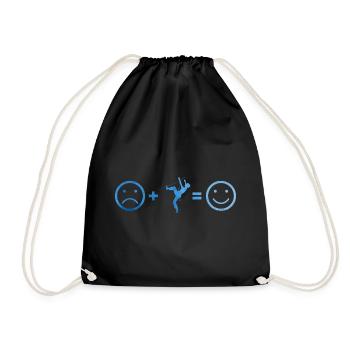 Climber Bouldering Climbing Climbing Climber - Drawstring Bag - black - Front