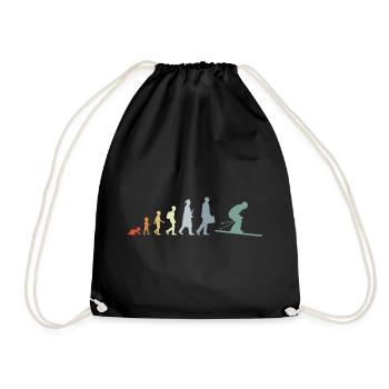 Évolution du ski - Sac de sport léger - noir - Devant