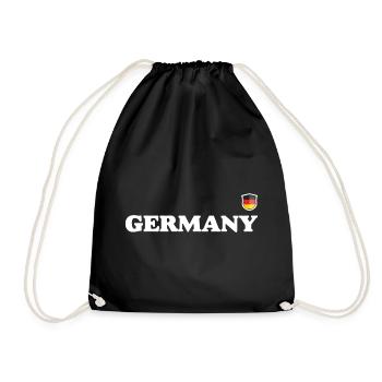 T-shirt de typographie Germany Crest - Sac de sport léger - noir - Devant