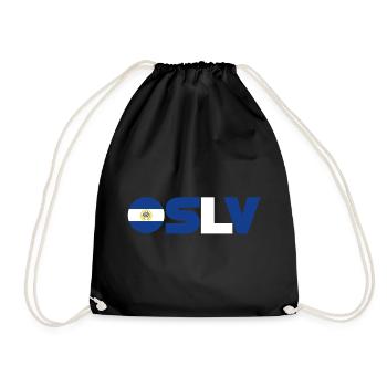 El Salvador - Drawstring Bag - black - Front