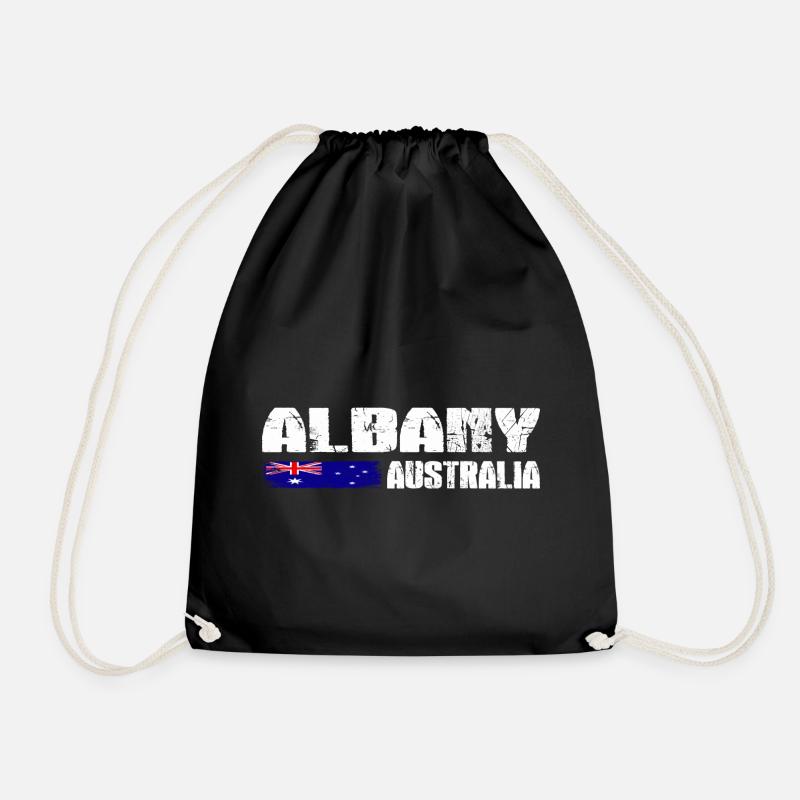 ALBANY - Western Australia - AUSTRALIA - Drawstring Bag - black