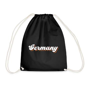 Germany - Turnbeutel - Schwarz - Vorne