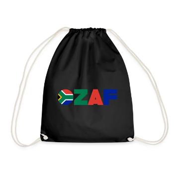 Afrique du Sud - Sac de sport léger - noir - Devant