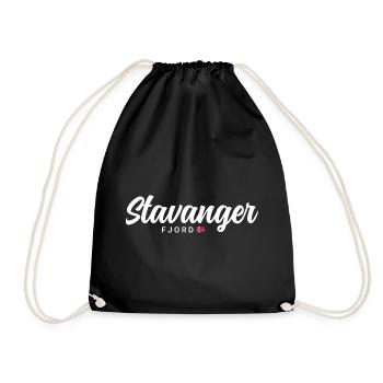 Stavanger Fjord - Turnbeutel - Schwarz - Vorne