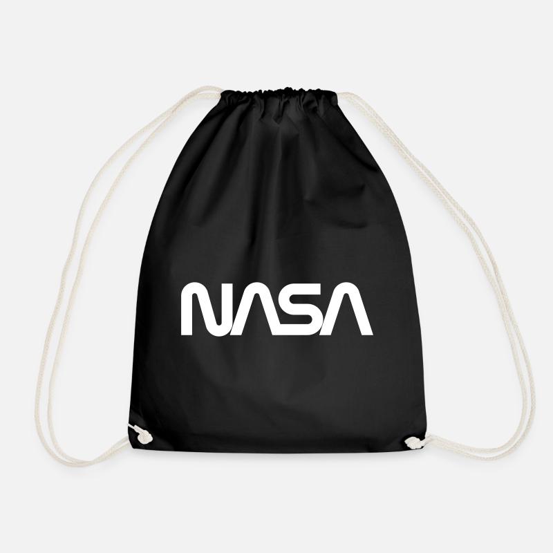 NASA Logo - Turnbeutel - Schwarz