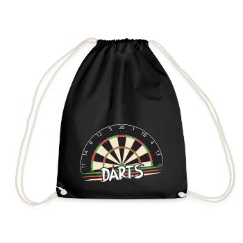 Fléchettes - Sac de sport léger - noir - Devant
