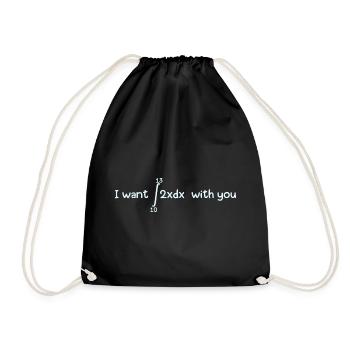 Je veux 69 avec toi Professeur de mathématiques intégrales de mathématiques - Sac de sport léger - noir - Devant