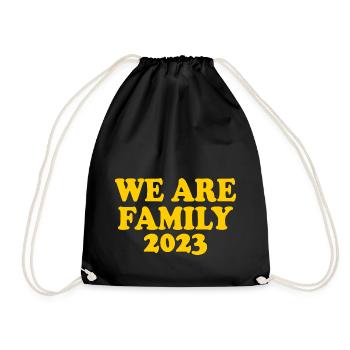 We are family 2023 - Sac de sport léger - noir - Devant