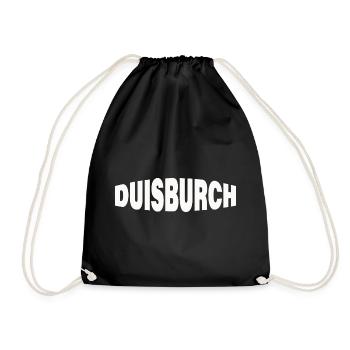DUISBURCH - Turnbeutel - Schwarz - Vorne