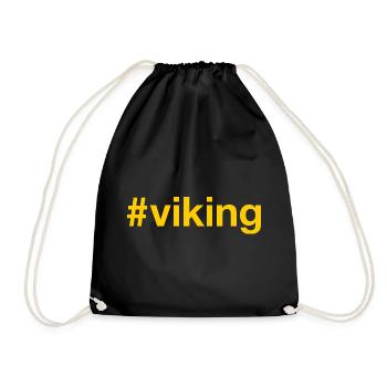 VIKING Hashtag - Turnbeutel - Schwarz - Vorne