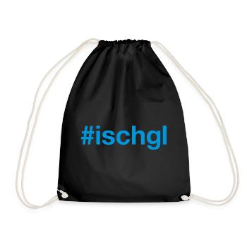 ISCHGL Austria Österreich - Turnbeutel - Schwarz - Vorne