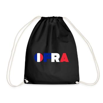 France - Sac de sport léger - noir - Devant