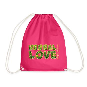 Moutarde d’amour à base de plantes - Sac de sport léger - fuchsia - Devant