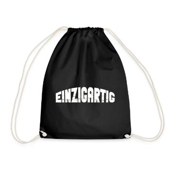 Unique - Drawstring Bag - black - Front