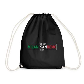 Milan Sanremo Italy Edition - Turnbeutel - Schwarz - Vorne