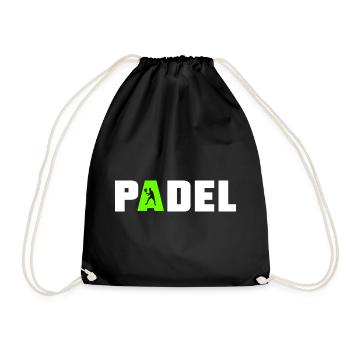 Padel Sport Logo - Sac de sport léger - noir - Devant