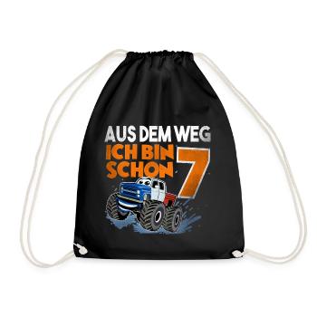 Aus Dem Weg Ich Bin Schon 7 - Turnbeutel - Schwarz - Vorne