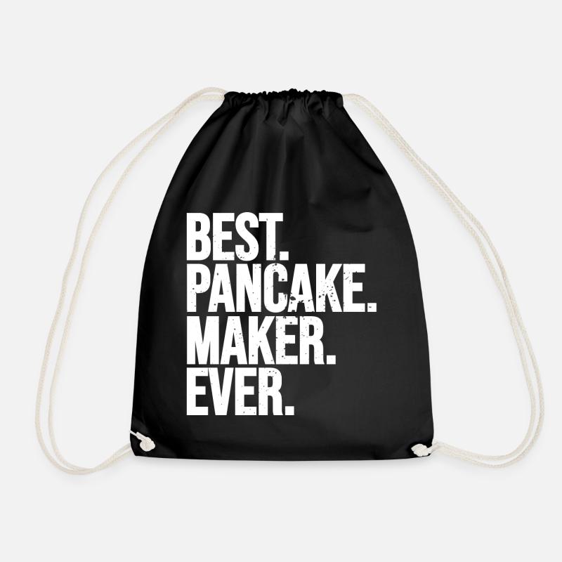 Bester Pfannkuchen Macher - Turnbeutel - Schwarz