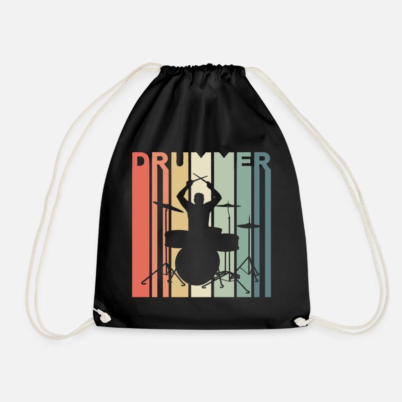 Batteur percussion - Sac de sport léger - noir