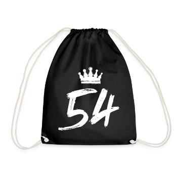 54 Couronne de numéros - Sac de sport léger - noir - Devant