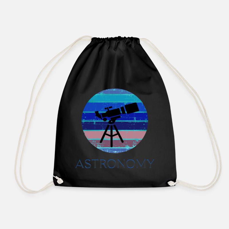 Astronomie - Turnbeutel - Schwarz