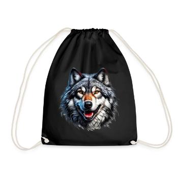 Loup - Sac de sport léger - noir - Devant