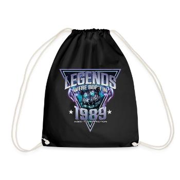 Des légendes sont nées en 1989 - Sac de sport léger - noir - Devant