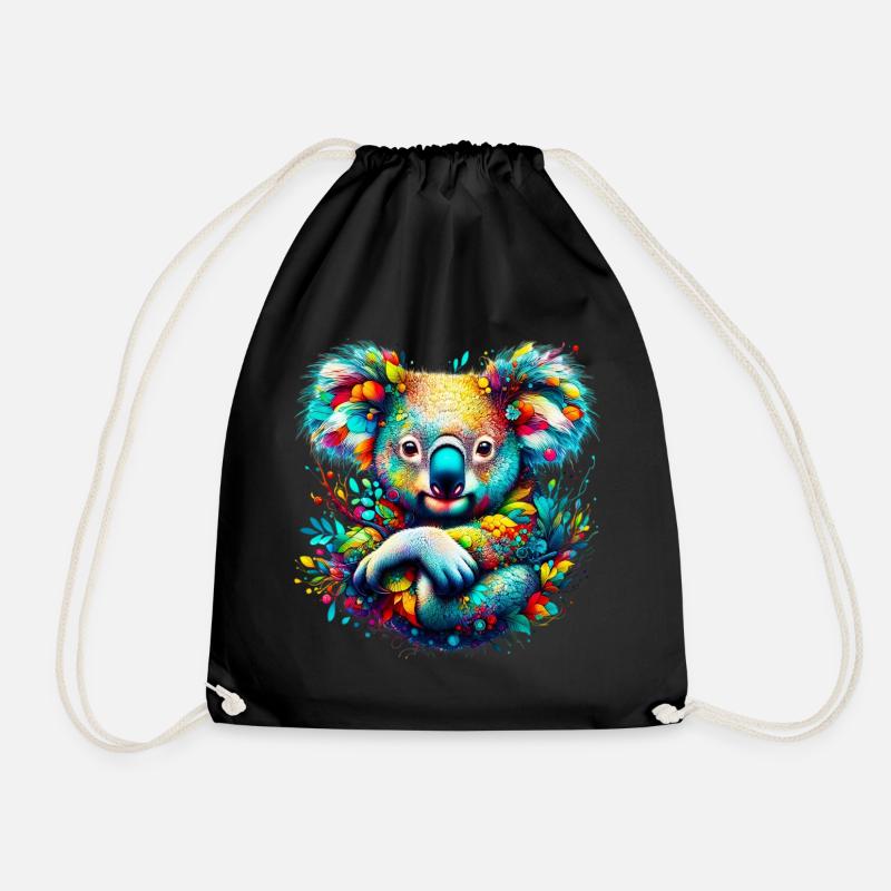 Koala - Turnbeutel - Schwarz