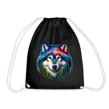 Loup - Sac de sport léger - noir - Devant