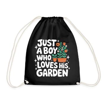 Jardinier Plantes de jardin Jardinage - Sac de sport léger - noir - Devant