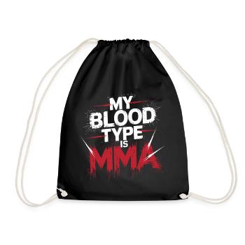 For fighters with a heart - Drawstring Bag - black - Front