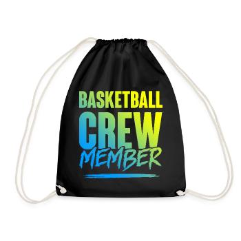 Équipe de basket-ball - Sac de sport léger - noir - Devant
