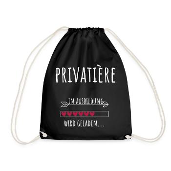 Lifestyle Profession Education Prospective Privateers - Drawstring Bag - black - Front