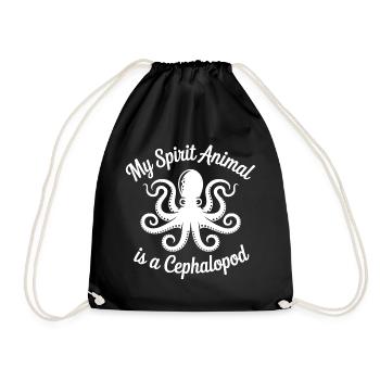Spirit Tier Oktopus - Sac de sport léger - noir - Devant
