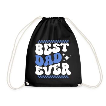 Meilleur cadeau de fête des pères papa papa - Sac de sport léger - noir - Devant