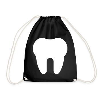 Dentiste, dentiste, cabinet dentaire - Sac de sport léger - noir - Devant