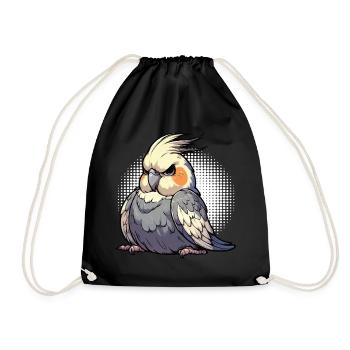 Calopsitte Calopsitte Calopsitte Oiseau calopsitte - Sac de sport léger - noir - Devant