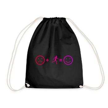 Marche Femmes Hommes Marche nordique - Sac de sport léger - noir - Devant
