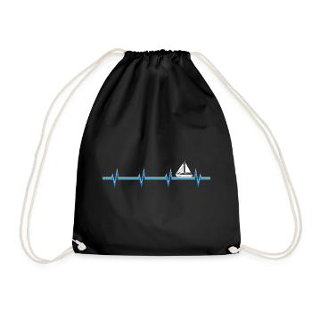 Voilier Catamaran Propriétaire Skipper - Sac de sport léger - noir - Devant
