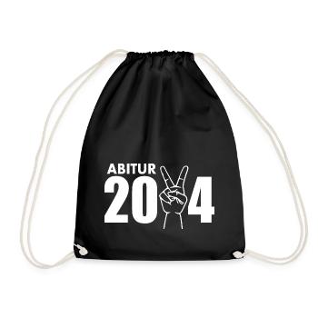 Abitur 2024 - Turnbeutel - Schwarz - Vorne
