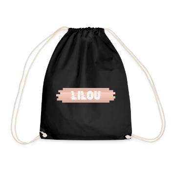 Baby Lilou - Turnbeutel - Schwarz - Vorne